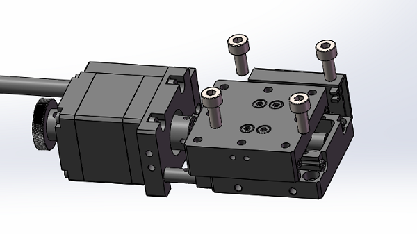電動(dòng)直線(xiàn)軸調(diào)整架 ESX11-60L-20(圖3) 電動(dòng)直線(xiàn)軸調(diào)整架