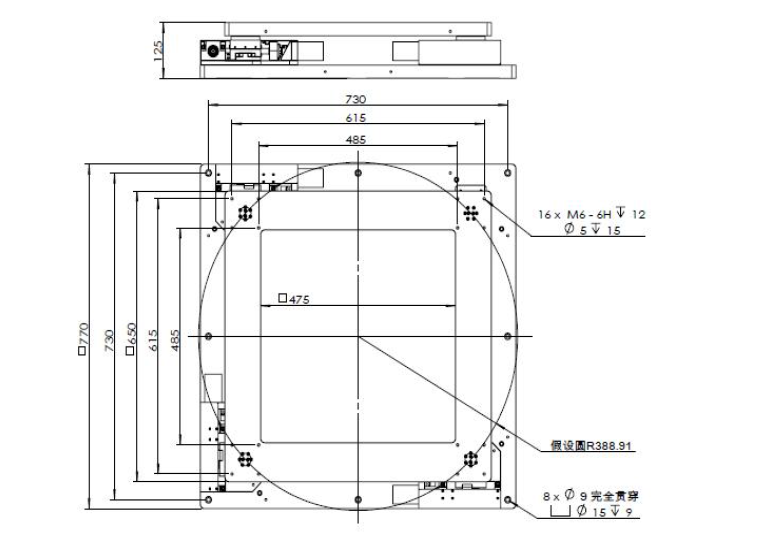電動(dòng)對(duì)位XYY平臺(tái)(圖9) XYY軸電動(dòng)對(duì)位臺(tái)