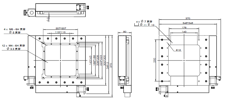 XY軸電動(dòng)對位臺 FXY100-300K(圖9) XY軸電動(dòng)對位臺