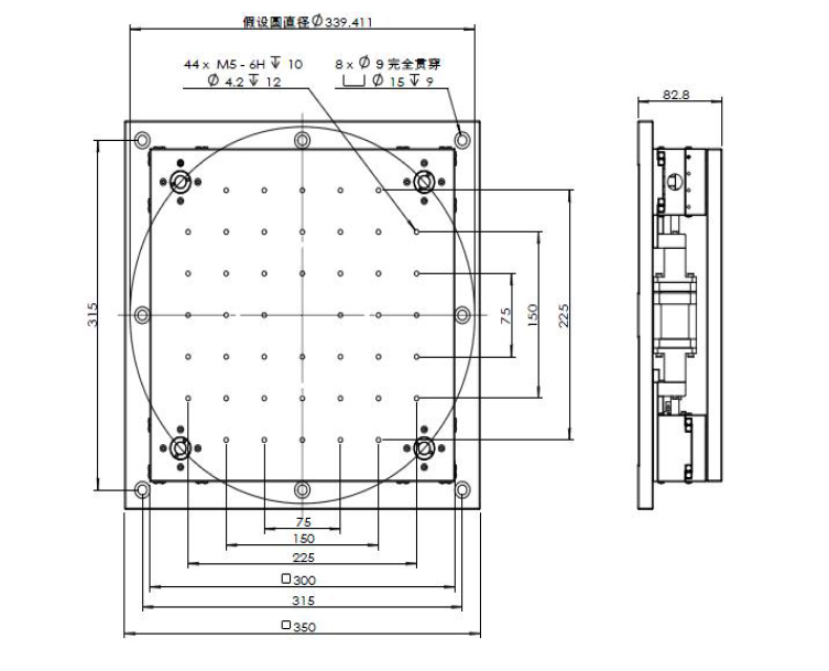 XYY軸電動(dòng)對(duì)位臺(tái) FXYY-300(圖9) XYY軸電動(dòng)對(duì)位臺(tái)