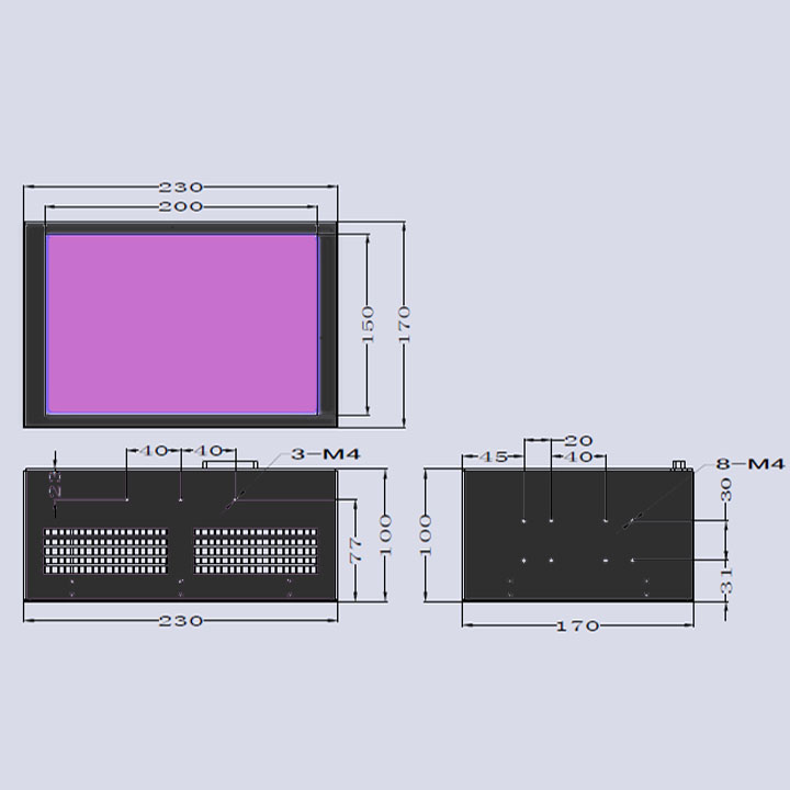 面光源uvled膠水固化機(jī)-200×150(圖3) 面光源uvled膠水固化機(jī)-200×150(圖3)