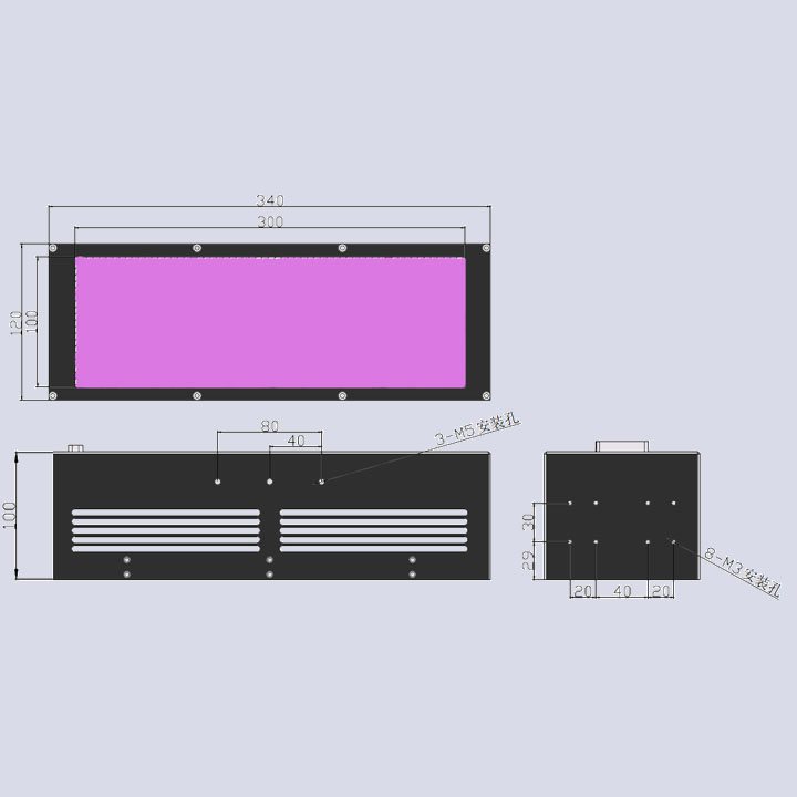 UVLED移動(dòng)式隧道爐300×100(圖5) uvled固化機(jī)