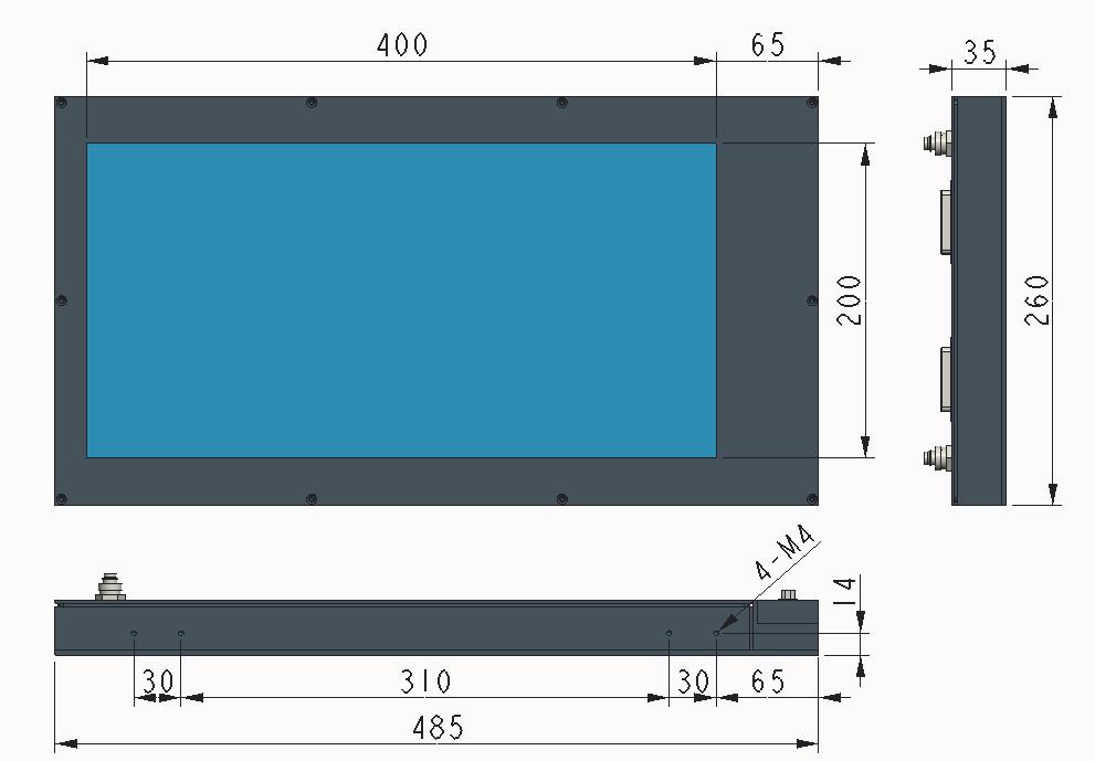 大型UVLED水冷面光源 UV冷光源固化機(jī)-400X200(圖3) 大型UVLED水冷面光源 UV冷光源固化機(jī)-400X200(圖3)