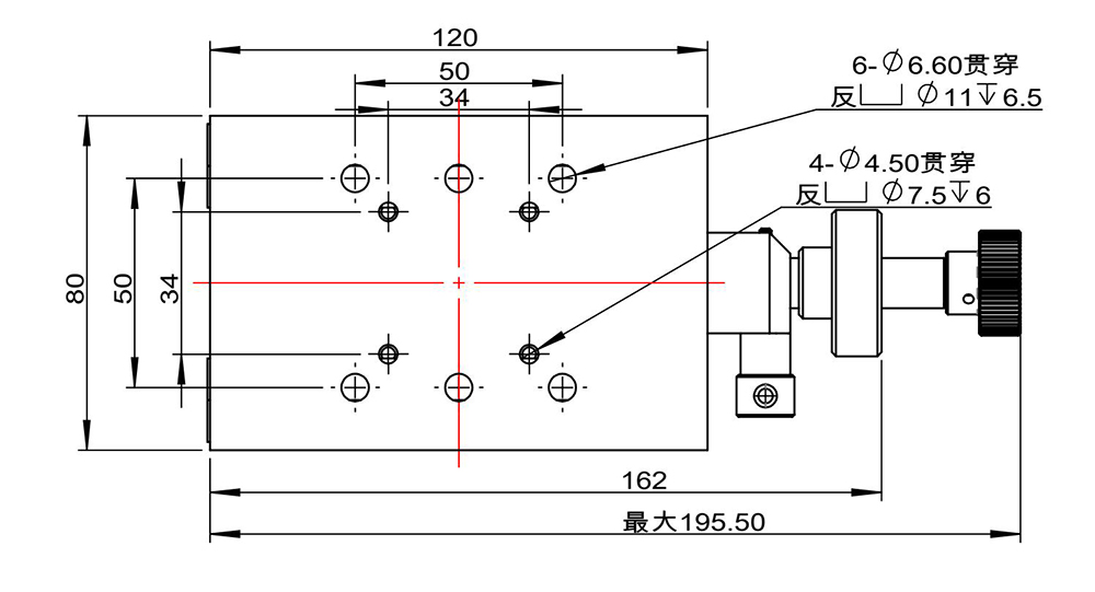 夾具升降平臺_FLB-1208+FTP-60(圖4) 升降臺硅片夾具